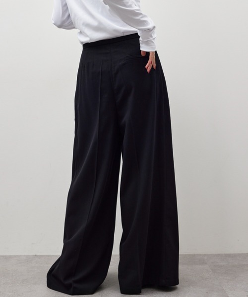 「HANNE」 スラックス SMALL ブラック レディース_画像6