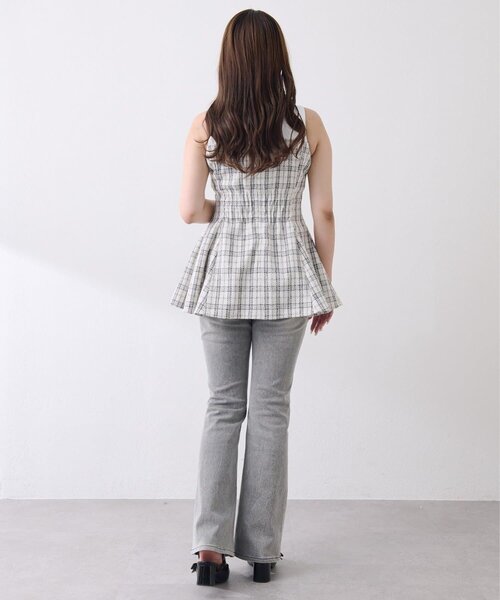 Belle Charme ブラウス シャツ 「Belle Charme」Jewel Peplum Tops