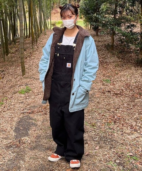 Carhartt（カーハート） オーバーオール 34inch ブラック メンズ