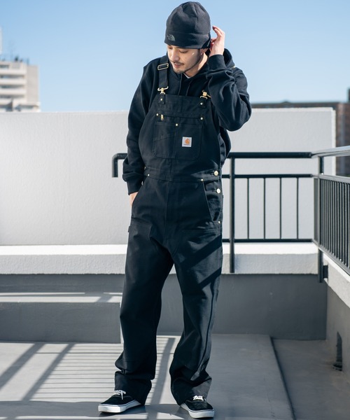 Carhartt（カーハート） オーバーオール 34inch ブラック メンズ