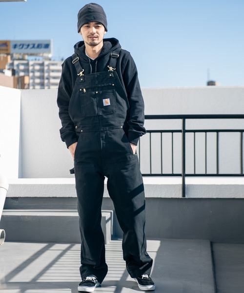 Carhartt オーバーオール　ブラック Carhartt（カーハート） オーバーオール 34inch ブラック メンズ
