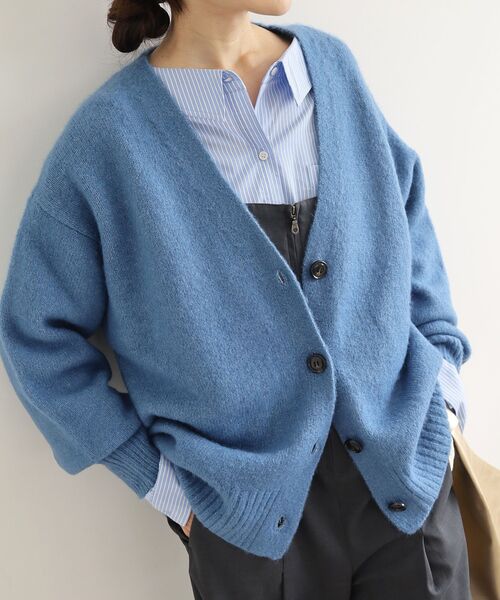 「le.coeur blanc」 長袖ブラウス 38 ブルー系その他2 レディース_画像4