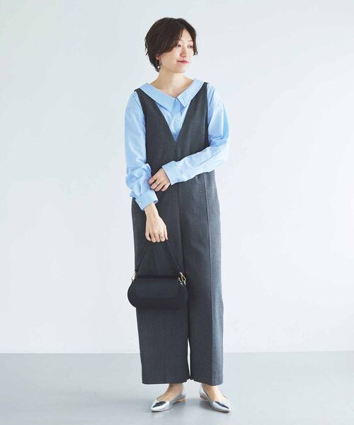 「le.coeur blanc」 長袖ブラウス 38 ブルー系その他2 レディース_画像6