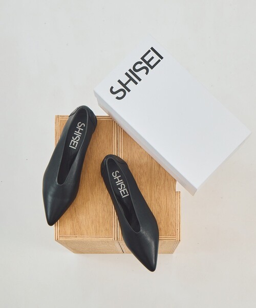 SHISEI（シーセイ） パンプス 「SHISEI/シーセイ」POINTED SLIT PUMPS