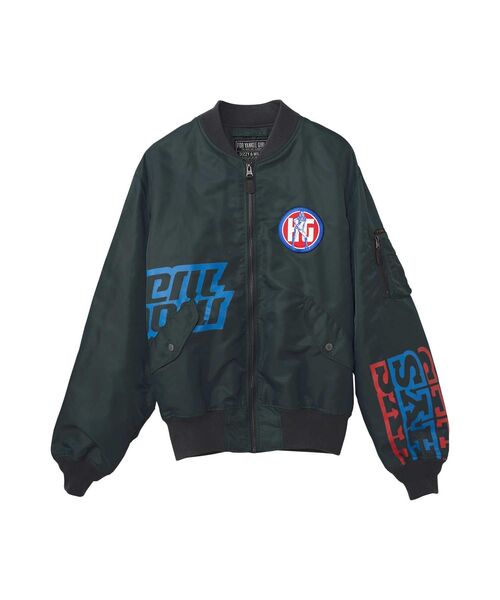 ヒステリックグラマー MA-1 HYSTERIC GLAMOUR（ヒステリックグラマー） ma1 ma-1 HYS SPEED MA-1