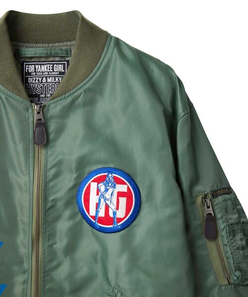 HYSTERIC GLAMOUR（ヒステリックグラマー） ma1 ma-1 HYS SPEED MA-1