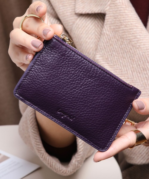 コインケース 札入れ Ungrid アングリッド 牛革 カード財布キーリング付き Zozotown Paypayモール店 通販 Paypayモール