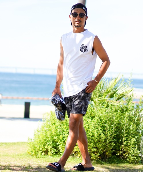 ◆L◆ PRACTICE SHORTS ペイズリー　ショーツ　ターコイズブルー ◇L◇ PRACTICE SHORTS ペイズリー ショーツ ターコイズブルー