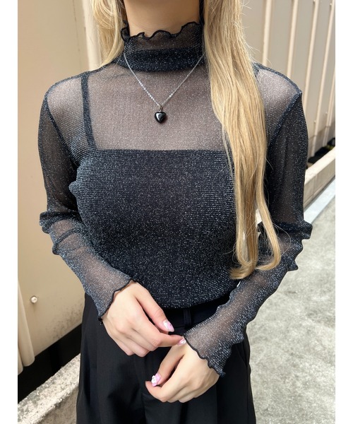 tシャツ ラメシアートップス レディース : ZOZOTOWN Yahoo!店