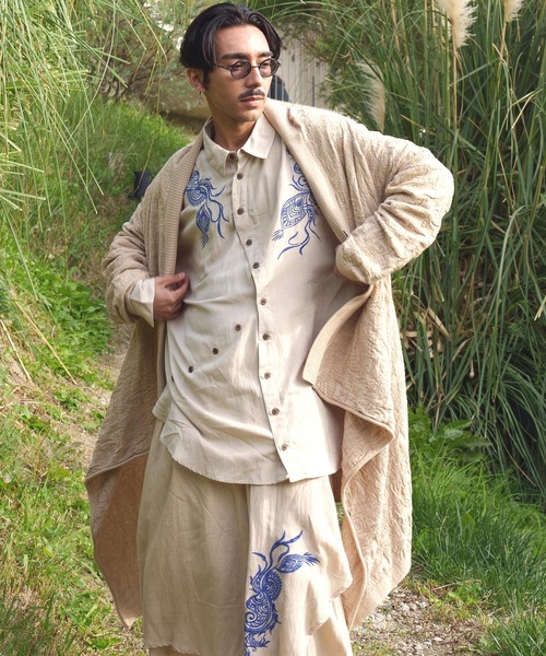 チャイハネ（CAYHANE） カーディガン 「チャイハネ」ペイズリー柄MEN'S