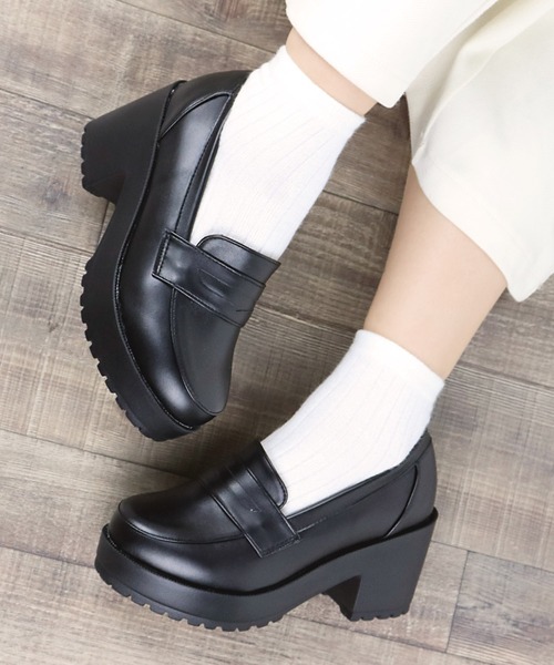 【値下げ】miumiu チャンキーバックルローファー 三越伊勢丹 | MIU MIU/ミュウミュウ通販 | ブラッシュドレザー