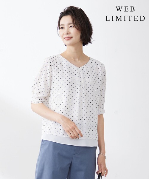 tシャツ 「WEB限定」レイヤード カットソー レディース