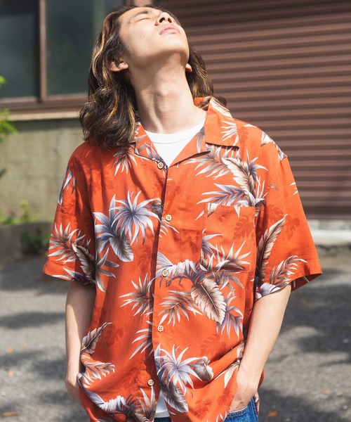 半袖 アロハ シャツ オーバーサイズ 柄シャツ ユニセックス 3色 楽天市場】夏祭 【クリアランス価格☆】 アロハシャツ メンズ