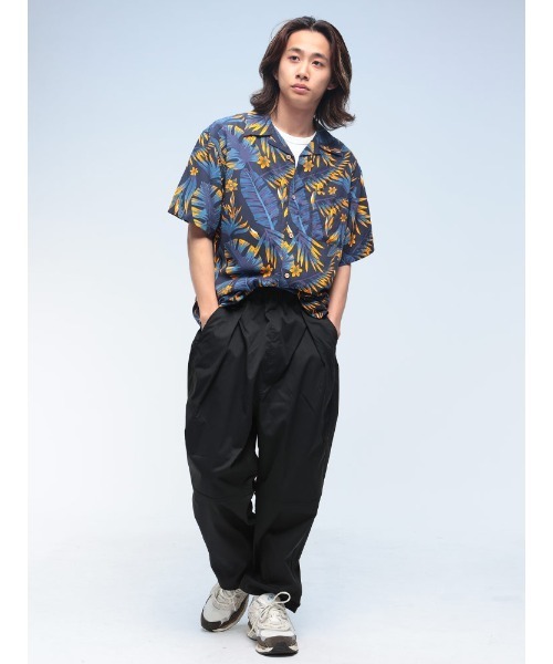 シャツ 「WEB限定・ユニセックス」 レーヨン100％ 半袖 アロハシャツ