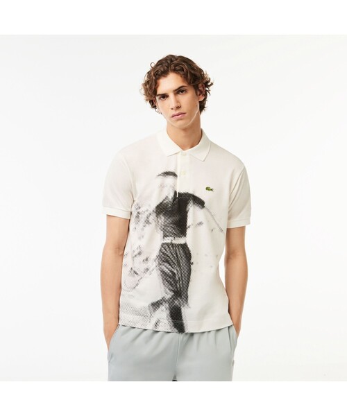ラコステ ルネ・ラコステ フォトプリントポロシャツ サイズ5 LACOSTE（ラコステ） ポロシャツ ルネ・ラコステ フォトプリント