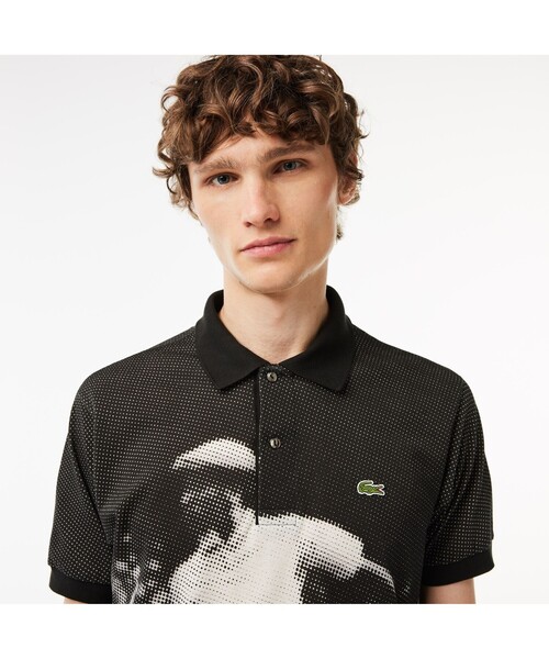 ラコステ ルネ・ラコステ フォトプリントポロシャツ サイズ5 LACOSTE（ラコステ） ポロシャツ ルネ・ラコステ フォトプリント
