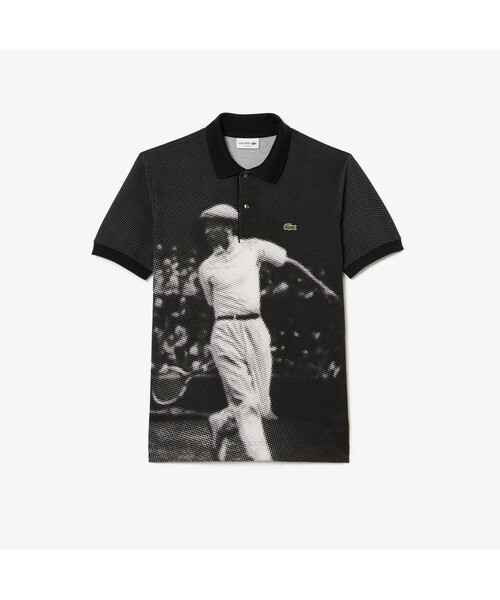 ラコステ ルネ・ラコステ フォトプリントポロシャツ サイズ5 LACOSTE（ラコステ） ポロシャツ ルネ・ラコステ フォトプリント