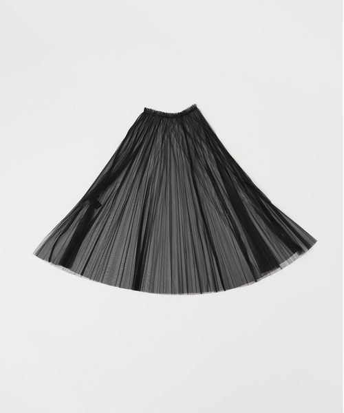 Spick＆Span スカート チュールプリーツスカート レディース