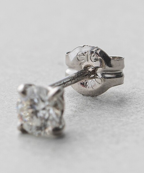 ピアス PT900 ダイヤモンド 0.3ct ピアス「ブライト」 レディースの画像