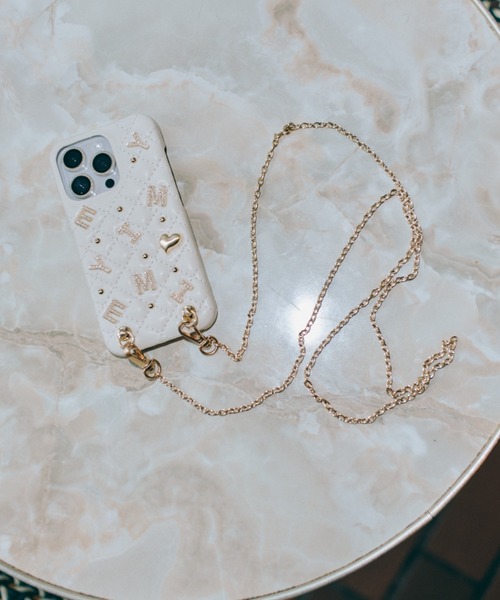 2025年のクリスマスの特別な衣装 eimy iPhoneケース15PRO EIMY Pearl Silky スマホケース istoire iPhoneアクセサリー