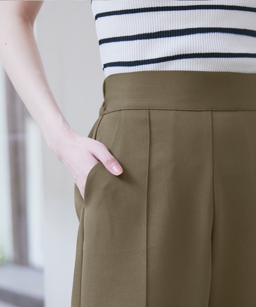 パンツ センタープレステーパードパンツ レディース : ZOZOTOWN Yahoo