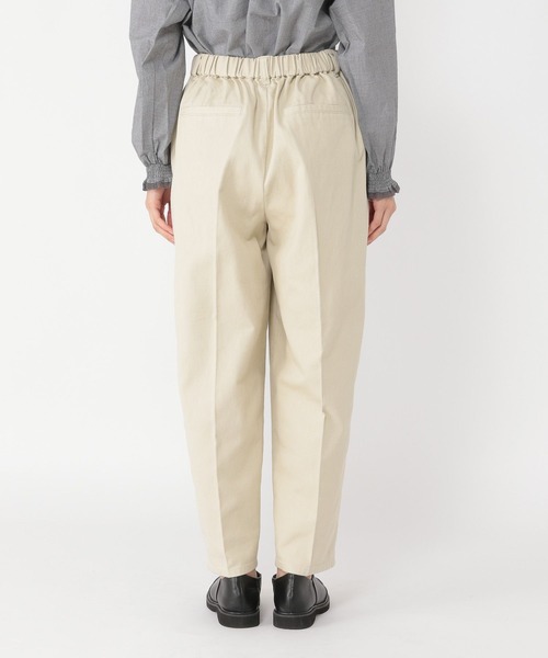 極美品⭕️NEAT デニム調　センタープレス　タックパンツ　スラックス　44 希少 ELFRANK ジーンズ デニム デニムパンツ ツータックセンタープレス