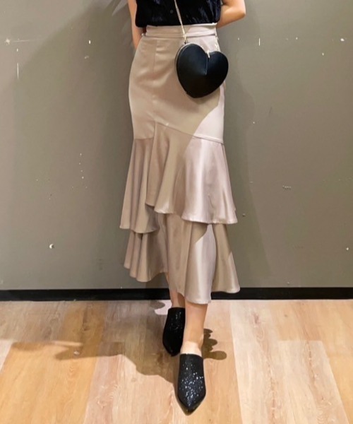 rienda♡シースルーマーメイドスカート rienda♡シースルーマーメイドスカート 公式】riendaの