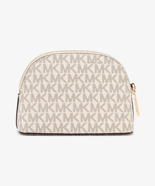 ほぼ未使用 マイケルコース トラベルケース バニティバッグ MKシグネチャー MICHAEL KORS（マイケルコース） ポーチ JET SET TRAVEL トラベル