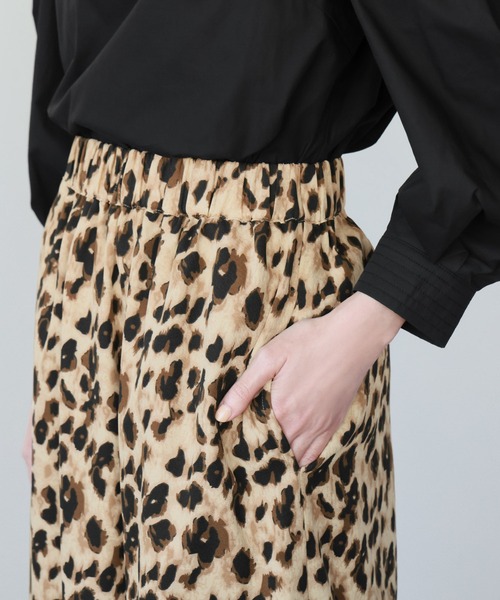 ELFRANK スカート レオパードロングタイトスカート : ZOZOTOWN Yahoo