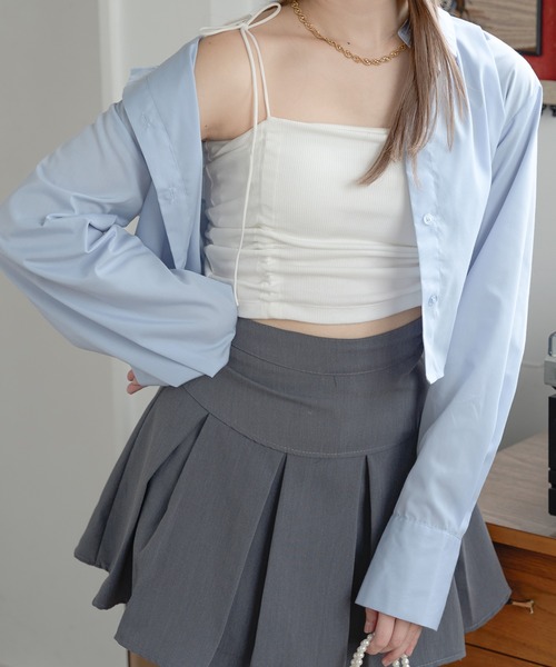 Ambre Neige キャミソール multi way drawstring camisole