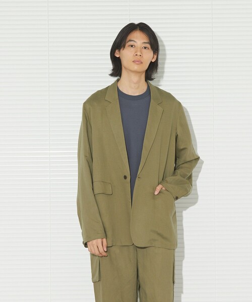 E0620S 美品 マッキントッシュ フィロソフィー リネンジャケット 38 MACKINTOSH PHILOSOPHY ジャケット テーラードジャケット GREY
