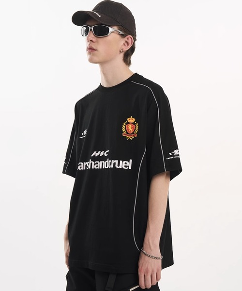 HARSH AND CRUEL tシャツ クルーネック半袖ゲームシャツ