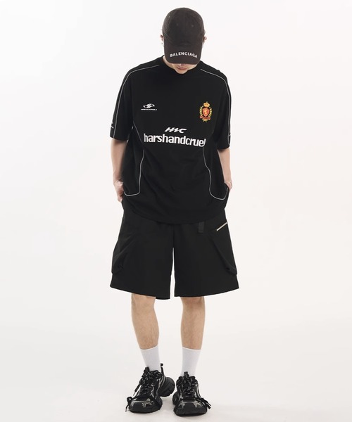 HARSH AND CRUEL tシャツ クルーネック半袖ゲームシャツ