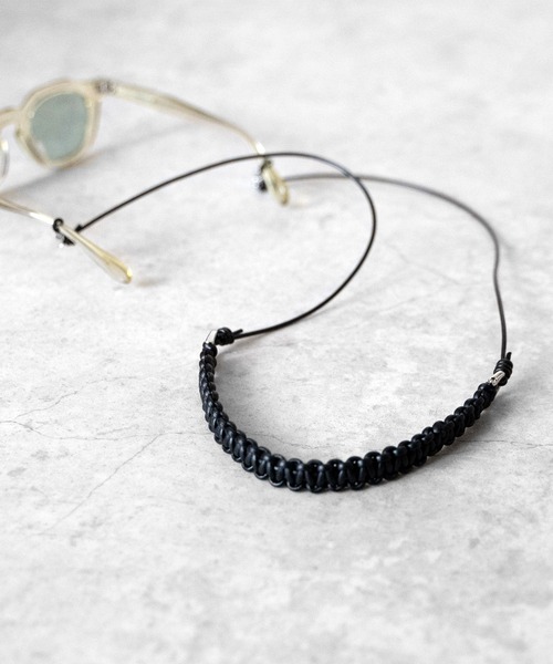 SENTI（センティ） ネックレス センティ / LEATHER BRAID GLASSES