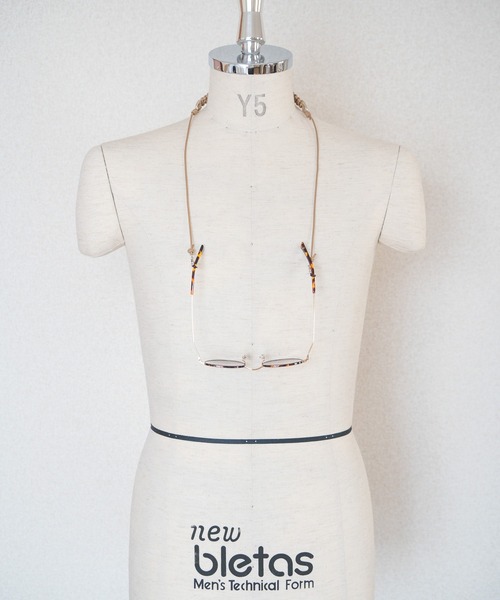 SENTI（センティ） ネックレス センティ / LEATHER BRAID GLASSES