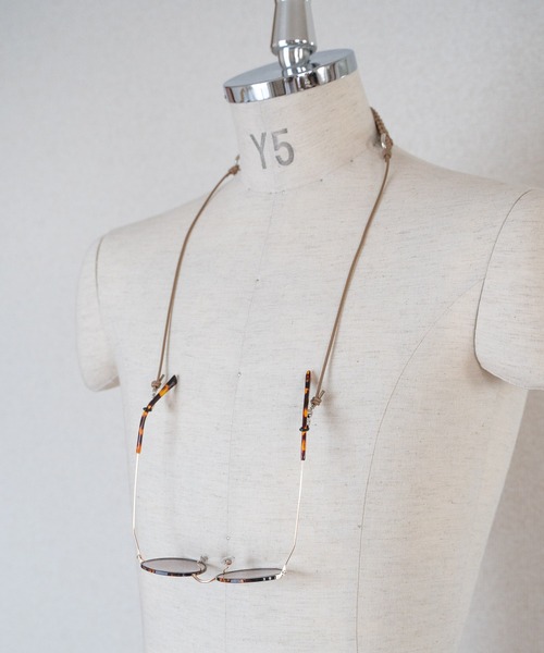 SENTI（センティ） ネックレス センティ / LEATHER BRAID GLASSES