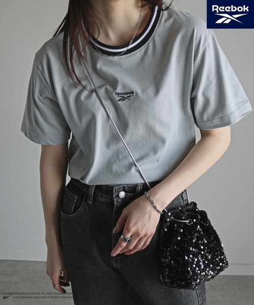 Reebok - 超希少/美品90&#39;sヴィンテージReebok(リーボック)ミニワンピ刺繍ロゴ入り 希少 MADE IN USA製 90s Reebok バックプリントロゴプリントT