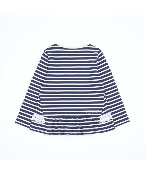 お祝い　90サイズ　セットアップ　KP 東武百貨店　長袖Tシャツ　ズボン　女の子　うさぎ KP tシャツ うさぎアップリケ長袖Tシャツ(80〜140) キッズ 子供服