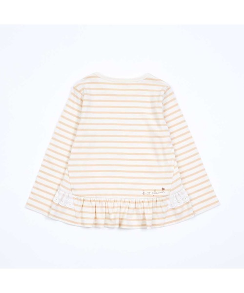KP tシャツ うさぎアップリケ長袖Tシャツ(80〜140) キッズ 子供服