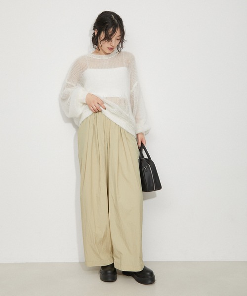 ADAM ET ROPE'（アダムエロペ） パンツ 「サステナブル・速乾