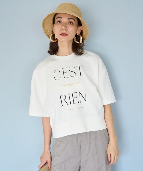 tシャツ 「吸水速乾/UVケア」ハーフスリーブ ロゴSWEAT レディース