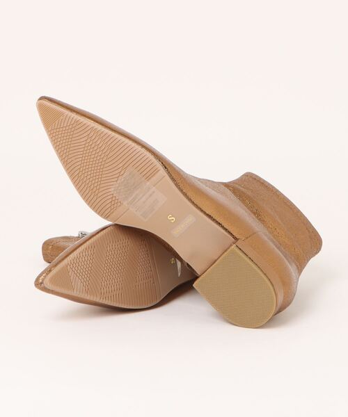 EVOL ブーツ 「EVOL」2cmのインヒール入り/ステッチポインテッドソフト