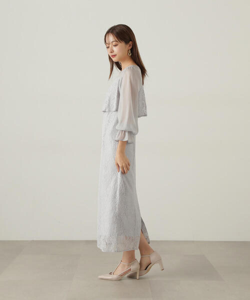 PROPORTION BODY DRESSING ワンピース レースレイヤードタイト