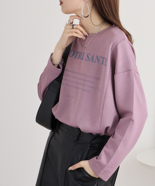 tシャツ BRODIAEA ダンボールニットロゴプルオーバー レディース tシャツ BRODIAEA ダンボールニットロゴプルオーバー レディース