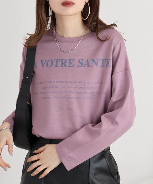 tシャツ BRODIAEA ダンボールニットロゴプルオーバー レディース tシャツ BRODIAEA ダンボールニットロゴプルオーバー レディース