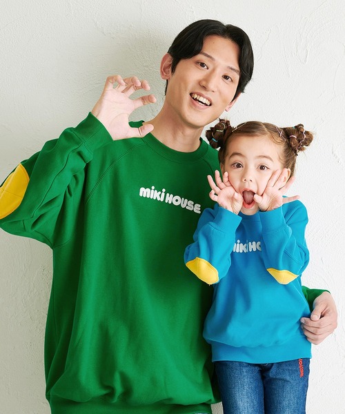 新品　　美品　MIKI HOUSE　サイズ140 トレーナー MIKI HOUSE トレーナー スウェット 「WEB限定」バックロゴ