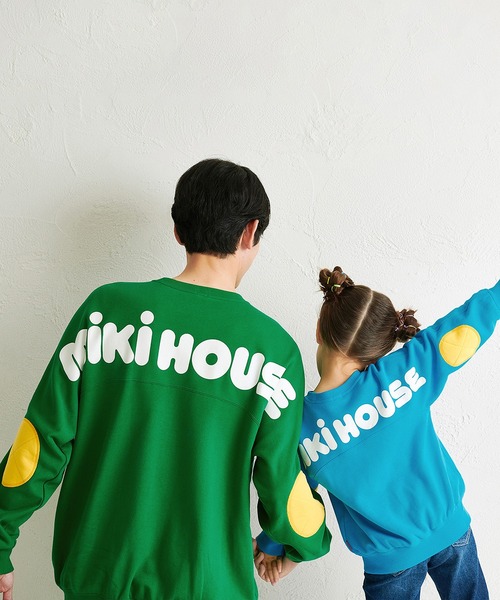 MIKI HOUSE トレーナー スウェット 「WEB限定」バックロゴ