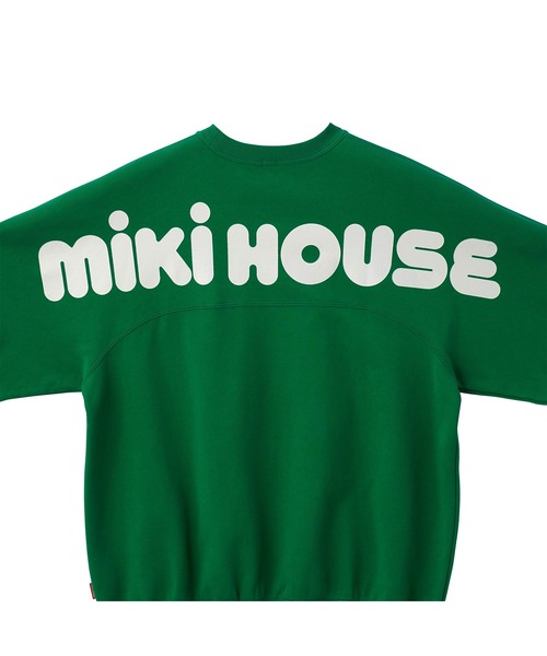 MIKI HOUSE トレーナー スウェット 「WEB限定」バックロゴ