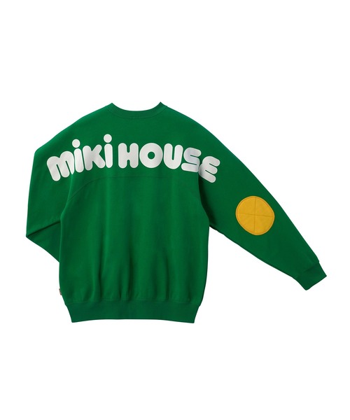 MIKI HOUSE ミキハウス mikihouse バックロゴトレーナー 大人用
