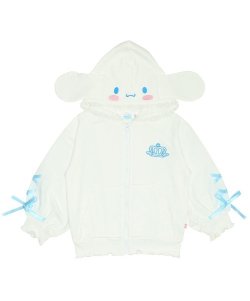 sanrio パーカー サンリオ なりきるフリルZIP 9795K キッズ 子供